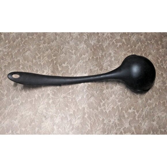 Debra's Kitchen Ladle HEAT RESISTANT 13" double spout Made in USA curved handle - Picture 6 of 9